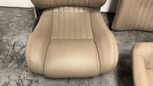 Load image into Gallery viewer, 98 02 Pontiac Firebird Trans AM WS6 Front Rear Set Seats Leather Tan OEM 51K
