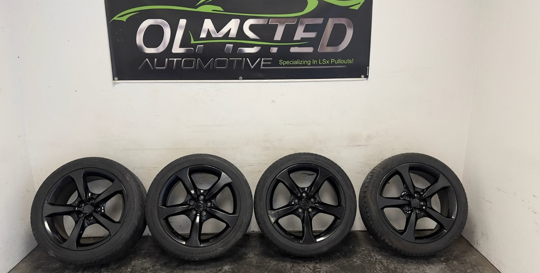 13 15 Camaro SS 20'' Staggered Wheels 20X9 20X8 GM 9599043 9599039 Rim 26K Black