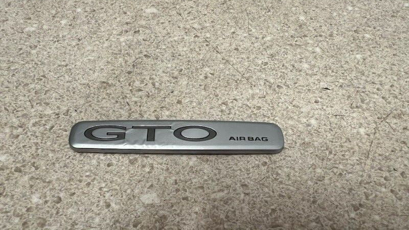 04 05 06 Pontiac GTO Interior Dash Emblem Passenger OEM GM Badge