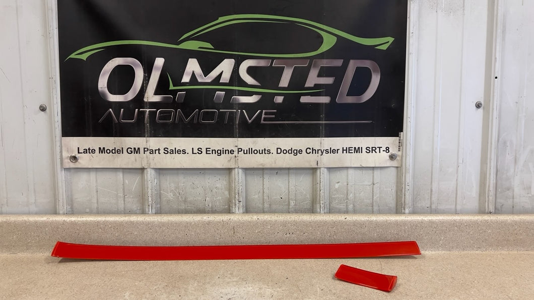 10 15 Chevy Camaro SS Orange Glossy Dash Trim 2 Pieces OEM GM 92240108 92245218