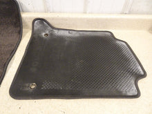Load image into Gallery viewer, 05 07 Corvette C6 Floor Mats Front Driver Passenger RH LH Logo Pair 19172504
