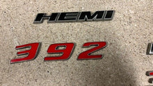 Load image into Gallery viewer, 06 17 Dodge Challenger SRT HEMI 392 Emblem Fender Badge Mopar OEM Red Black
