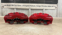Load image into Gallery viewer, 05 13 Chevrolet Corvette C6 Z06 Front Brake Calipers 6 Piston Set Brakes OEM
