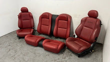 Load image into Gallery viewer, 04 05 06 Pontiac GTO Complete Set Front Rear Power Black Red Leather Seats OEM
