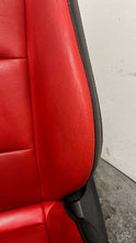 Load image into Gallery viewer, 10 15 Chevrolet Camaro SS Front Rear Power Heated Leather Seats GM Red Black 45K
