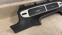 Load image into Gallery viewer, 10 15 Camaro SS Black Leather Dash Trim Vents 2 Pieces GM 22880757 Yellow Stitch
