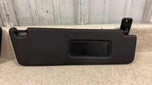 Load image into Gallery viewer, 10 15 Camaro SS Driver Passenger Side Sun Visors Left Right Visor Black Pair 75K

