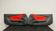 Load image into Gallery viewer, 10 15 Camaro SS Interior Passenger Driver Right Left Door Panel Pair Orange OEM
