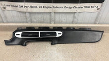 Load image into Gallery viewer, 10 15 Chevrolet Camaro SS Black Leather Dash Trim 2 Pieces GM 22890360 Blue

