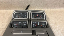 Load image into Gallery viewer, 10 15 Camaro SS Center Console Top Trim Gauges Switches Controls GM Factory 53K
