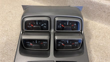 Load image into Gallery viewer, 10 15 Camaro SS Center Console Top Trim Gauges Switches Controls GM 43K Auto
