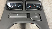 Load image into Gallery viewer, 10 15 Camaro SS Center Console Top Trim Gauges Switches Controls GM Factory OEM
