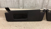 Load image into Gallery viewer, 10 15 Camaro SS Driver Passenger Side Sun Visors Left Right Visor Black Pair 75K
