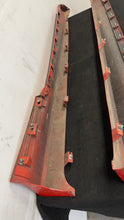 Load image into Gallery viewer, 10 13 Camaro SS GFX Right Left Rocker Panel Ground Effect Skirt Orange GM Pair
