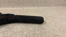 Load image into Gallery viewer, 05 13 Corvette C6 Centennial Edition Black Red Suede Emergency Brake Handle 56K
