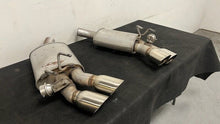 Load image into Gallery viewer, 12 15 Camaro ZL1 SS Factory NPP Bi Mode Dual Exhaust Mufflers Quad Tips GM
