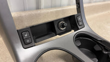 Load image into Gallery viewer, 05 13 C6 Corvette Silver Center Console Radio Trim Bezel Switches GM OEM Gray
