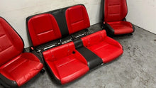 Load image into Gallery viewer, 10 15 Chevrolet Camaro SS Front Rear Power Heated Leather Seats GM Red Black 45K
