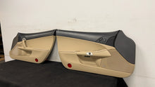 Load image into Gallery viewer, 05 13 Corvette C6 Z06 Driver Passenger Interior Door Trim Panels Cashmere Black
