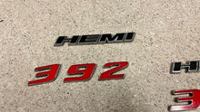 Load image into Gallery viewer, 06 17 Dodge Challenger SRT HEMI 392 Emblem Fender Badge Mopar OEM Red Black
