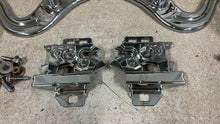 Load image into Gallery viewer, 05 13 Chevrolet Corvette C6 Chrome Hood Hinges Latches Hardware Pair Z06
