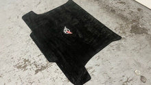Load image into Gallery viewer, 97 04 Corvette C5 Lloyd Mats Rear Trunk Mat Convertible Black Logo GM Carpet
