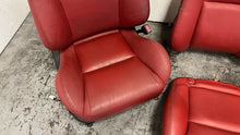 Load image into Gallery viewer, 04 05 06 Pontiac GTO Complete Set Front Rear Power Black Red Leather Seats OEM
