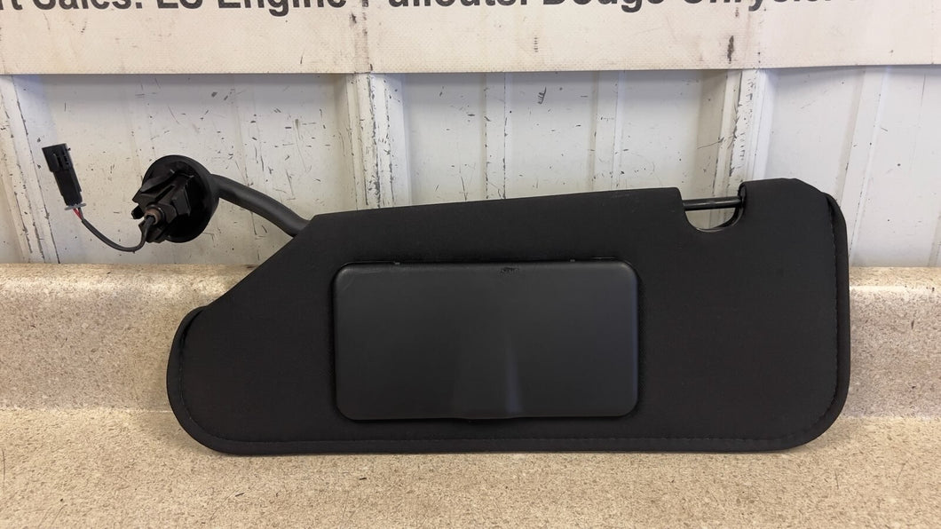 05 13 Corvette C6 Driver Sun Visor Left GM Shade Black OEM 56K Miles Factory