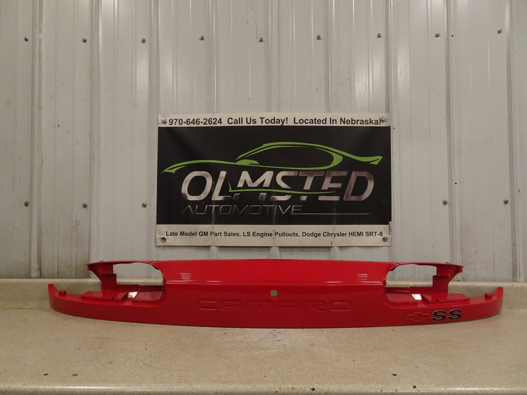 93 02 Camaro SS Z28 Rear Tail Light Filler Berger Panel Red GM 10238814 Trim