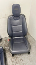 Load image into Gallery viewer, 10 15 Chevrolet Camaro SS Front Rear Power Heated Leather Seats GM OEM Set Blue
