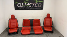Load image into Gallery viewer, 10 15 Chevrolet Camaro SS Front Rear Power Heated Leather Seats GM Orange 32K
