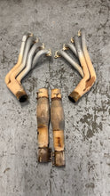 Load image into Gallery viewer, 10 15 Camaro SS L99 LS3 PaceSetter Long Tube Headers 70-2257 Coated W/ Mids Cats
