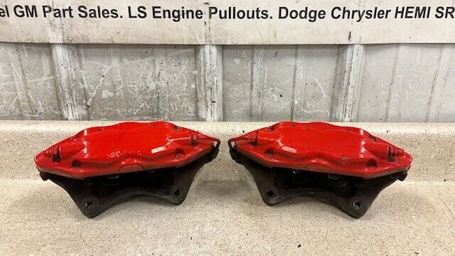 2010 2015 Camaro SS Rear Driver Passenger Brembo Brake Calipers Pair OEM Red