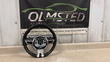 Load image into Gallery viewer, 10 11 Chevrolet Camaro SS Leather Steering Wheel GM Black Stone Stitching 56K
