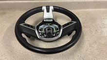 Load image into Gallery viewer, 10 11 Chevrolet Camaro SS Leather Steering Wheel GM Black Stone Stitching 35K
