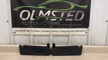 Load image into Gallery viewer, 10 15 Camaro SS Driver Passenger Side Sun Visors Left Right Visor Black Pair 35K
