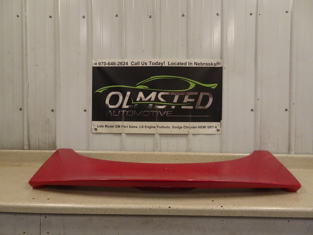 1996 1997 SLP Chevrolet Camaro SS OEM Factory High Rise Rear Spoiler Red GM RARE