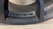 Load image into Gallery viewer, 12 19 Corvette C6 Z06 Speedline Rear 20'' Black Wheel GM 9598728 20X12 Rim OEM

