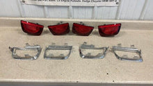 Load image into Gallery viewer, 10 13 Camaro SS ZL1 Rear Bumper Tail Lights Passenger Driver Rings GM Red 21K

