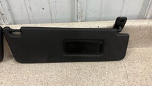 Load image into Gallery viewer, 10 15 Camaro SS Driver Passenger Side Sun Visors Left Right Visor Black Pair 45K
