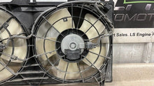 Load image into Gallery viewer, 12 15 Chevrolet Camaro SS Factory Radiator Cooling Fans Fan Assembly OEM GM
