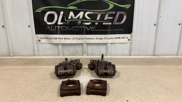 93 97 Camaro Firebird Rear Brake Calipers Backing Plates Brackets Factory LT1