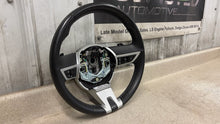 Load image into Gallery viewer, 10 11 Chevrolet Camaro SS Leather Steering Wheel GM Black Stone Stitching 35K
