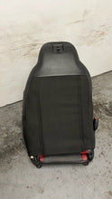 Load image into Gallery viewer, 06 12 Corvette Z06 Leather Black Red Front Driver Passenger Seats Heated Pair
