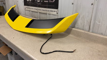 Load image into Gallery viewer, 10 13 Camaro SS SLP Rear Trunk Spoiler OEM GM Yellow  Decklid High Rise 22814776
