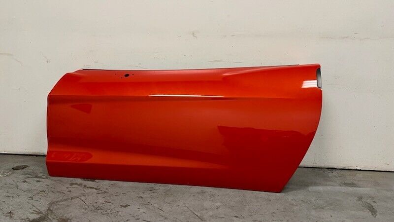 05 13 Corvette C6 Z06 GS Driver Front Door Left LH OEM GM 22737430 Orange