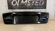 Load image into Gallery viewer, 05 06 Pontiac GTO Rear Trunk License Plate Panel Decklid Black GM 92170552 OEM
