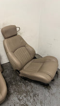 Load image into Gallery viewer, 98 02 Pontiac Firebird Trans AM WS6 Front Rear Set Seats Leather Tan OEM 51K

