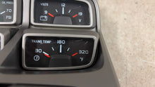 Load image into Gallery viewer, 10 15 Camaro SS Center Console Top Trim Gauges Switches Controls GM 53K Auto
