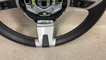 Load image into Gallery viewer, 10 11 Chevrolet Camaro SS Leather Steering Wheel GM Black Stone Stitching 35K
